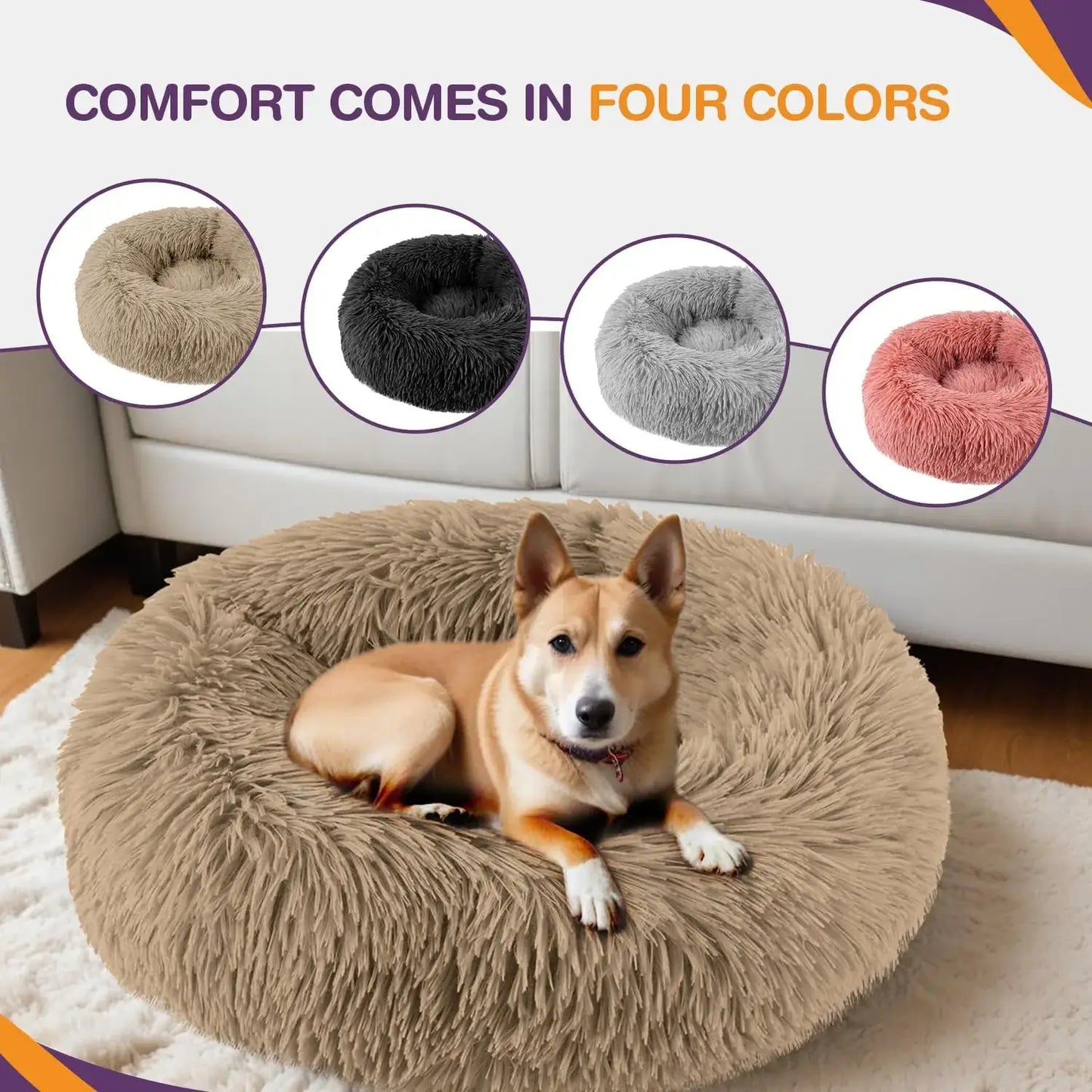dog bed beige