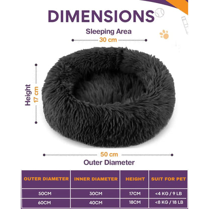 Dark Grey Cat Bed