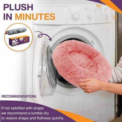 Washable Pink Dog Bed