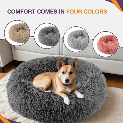 dark grey dog Bed also in 4 colors